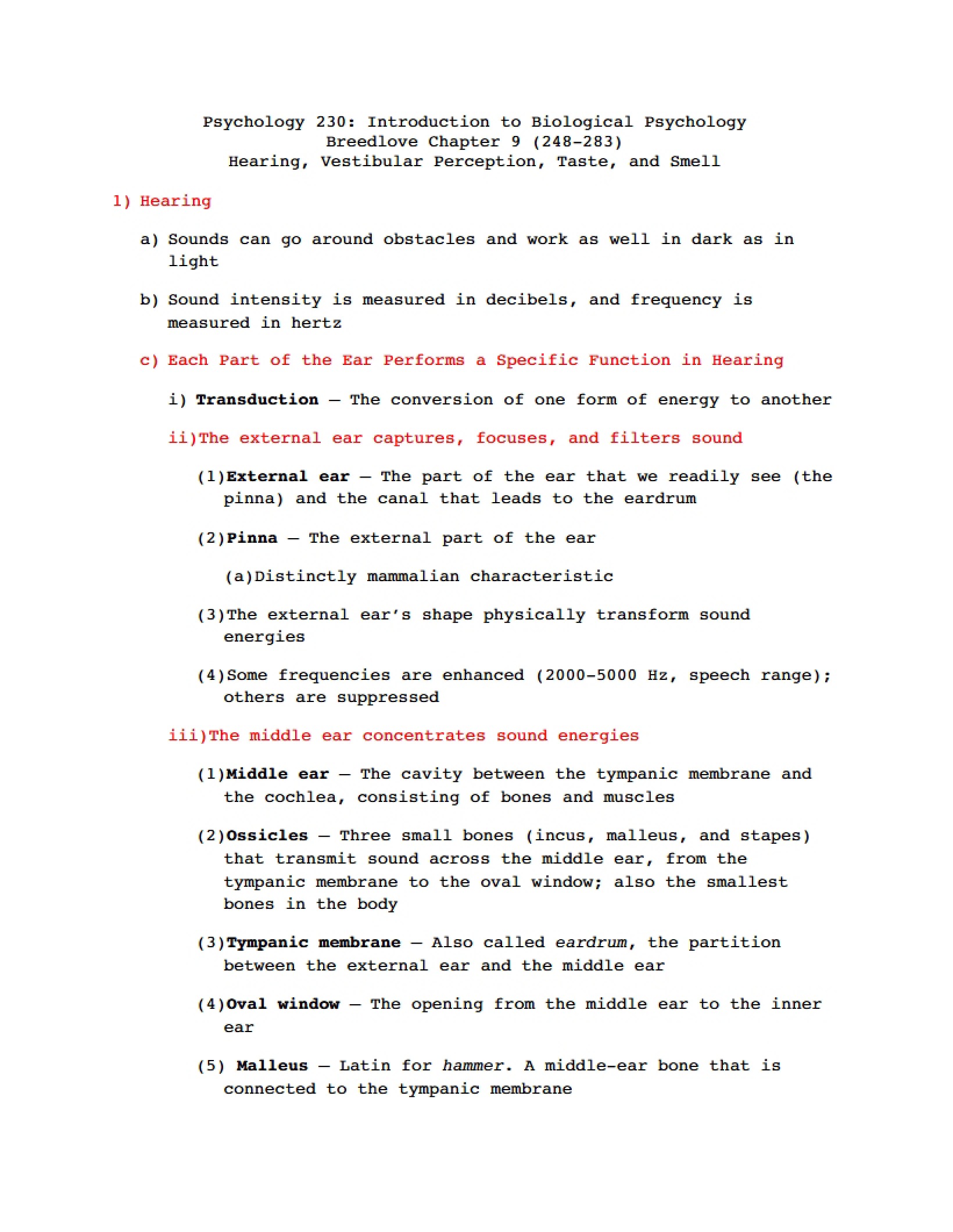 Biopsychology Chapter 9