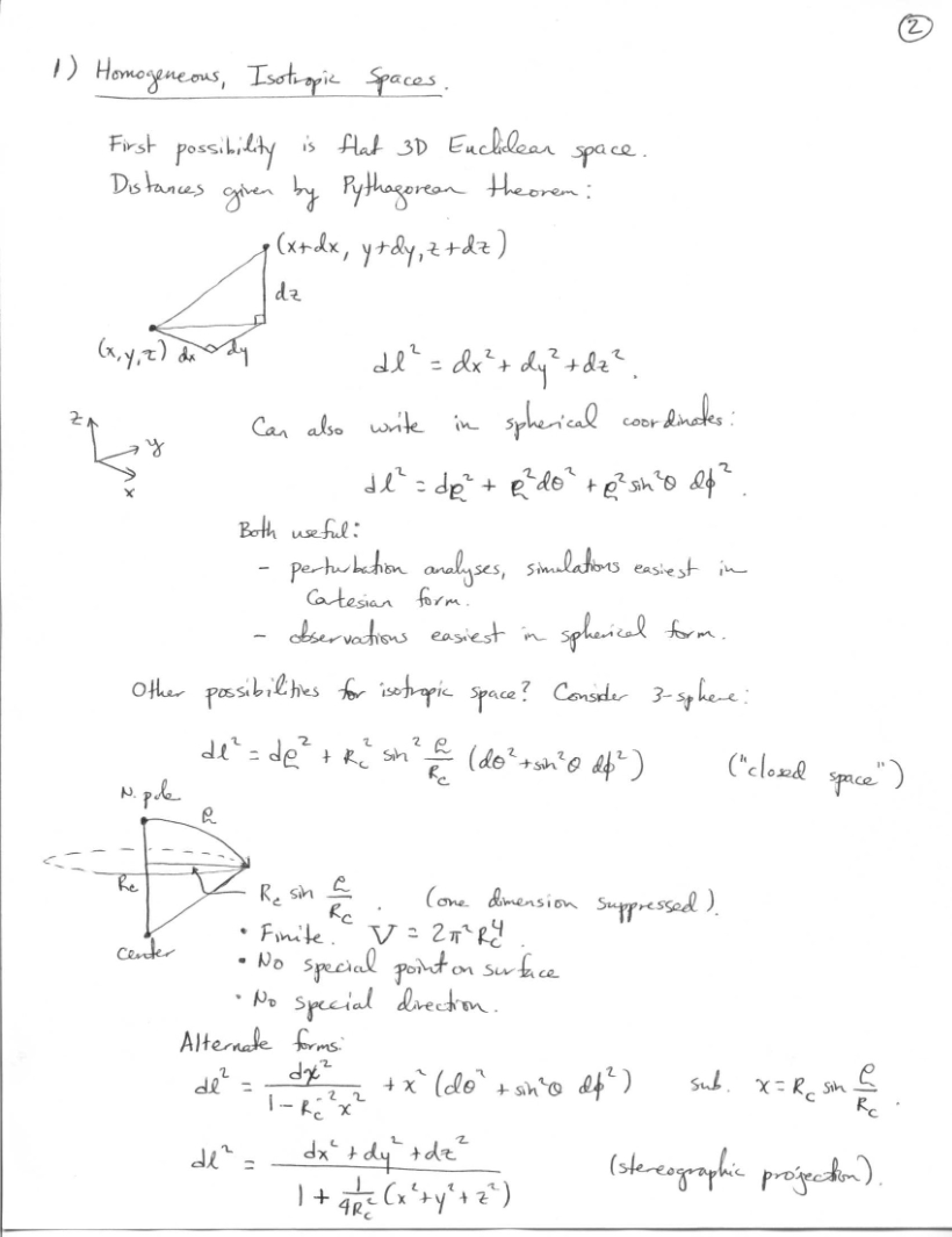 Cosmology Lecture Notes