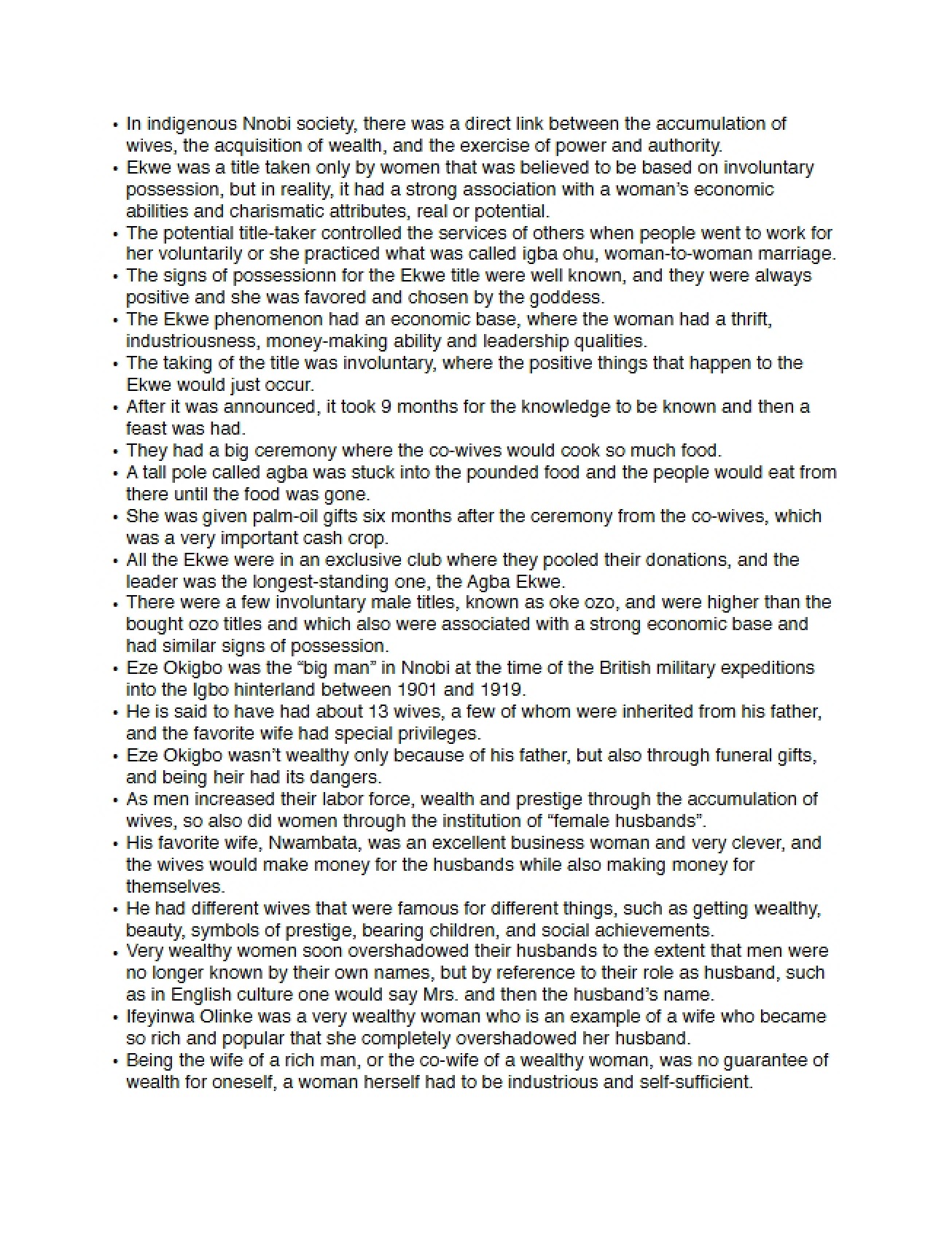 Lecture Note (Africa IV)