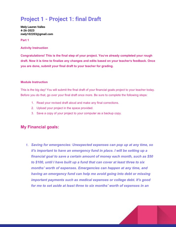 Economics Project Proposal