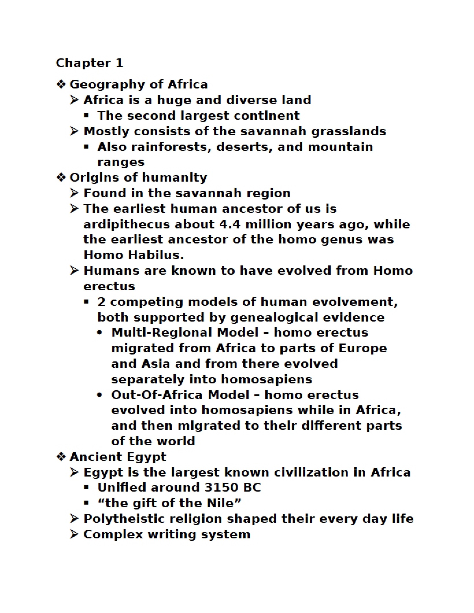 Black American Studies Chapter One
