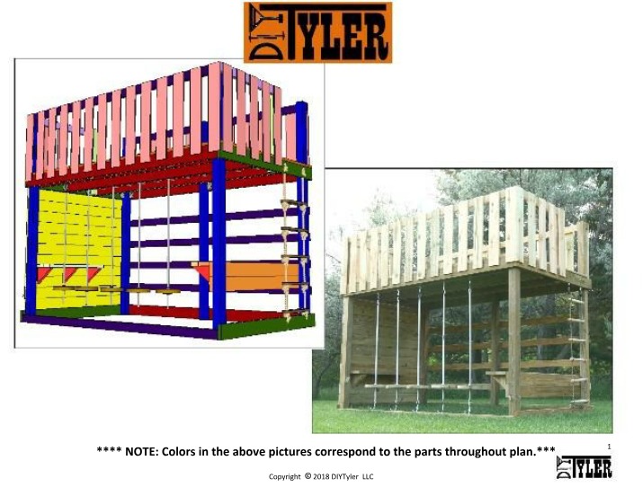 DIY Climbing Set - Monkey Bar and Frame Assembly Plans
