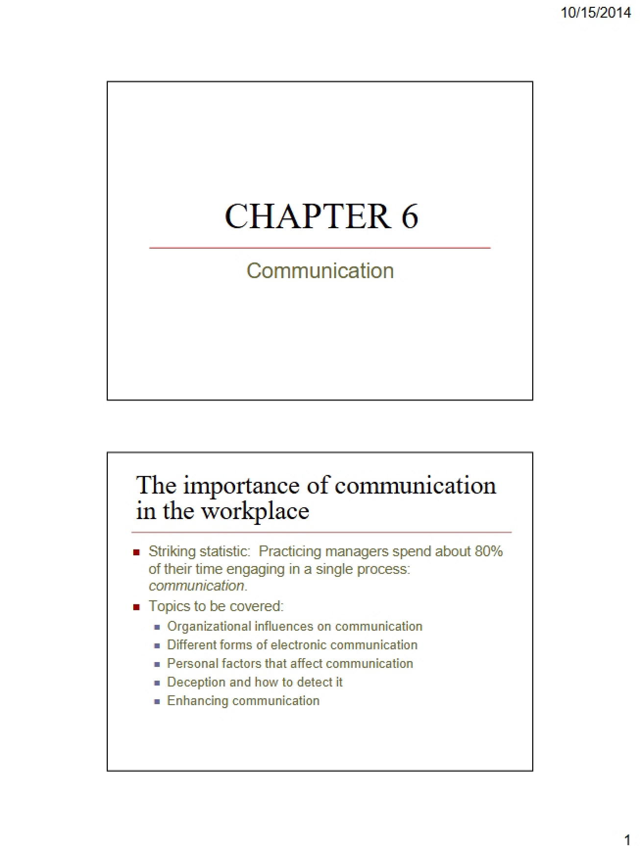Presentation Slides Chapter 6