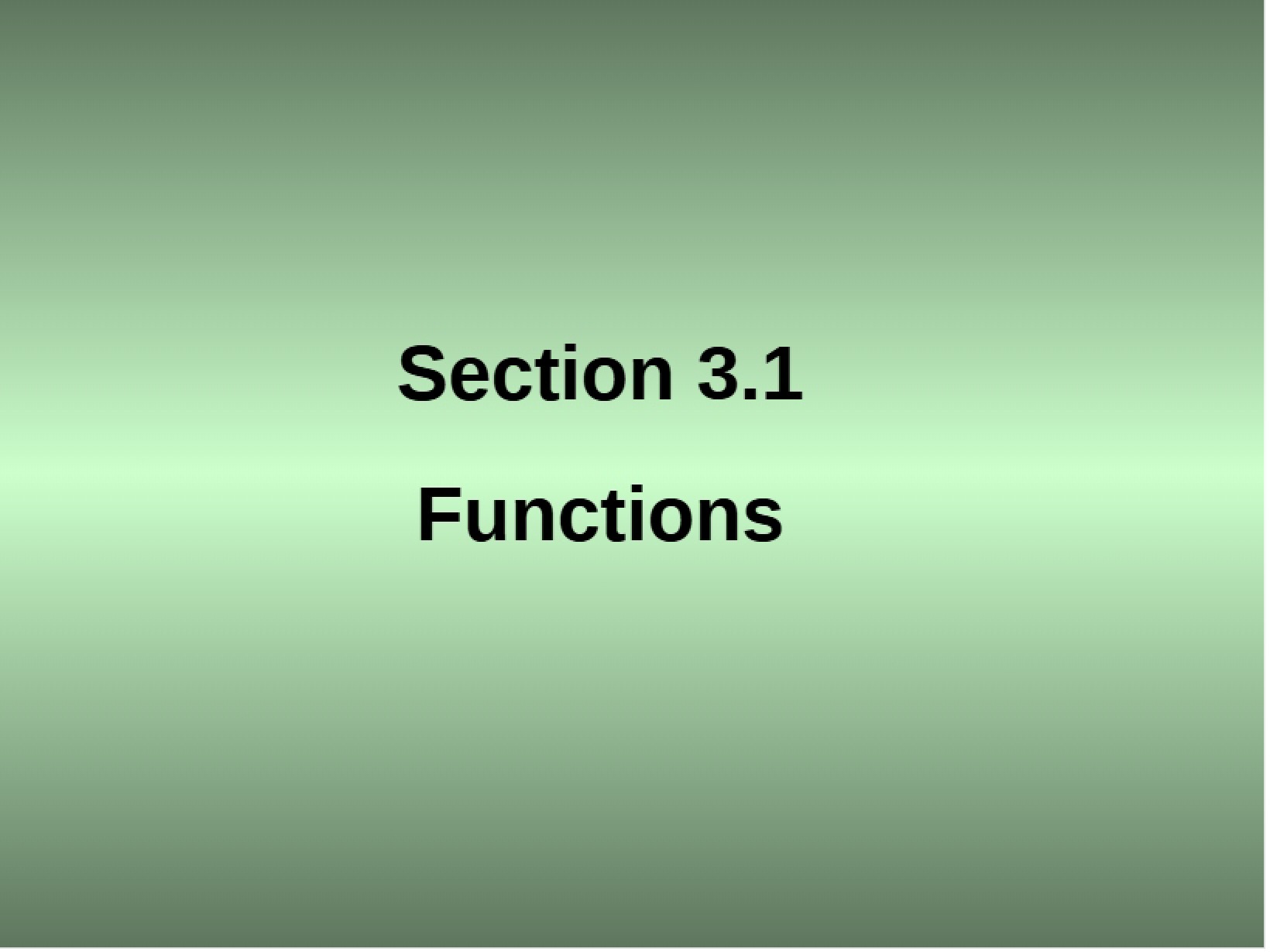 Algebraic Functions