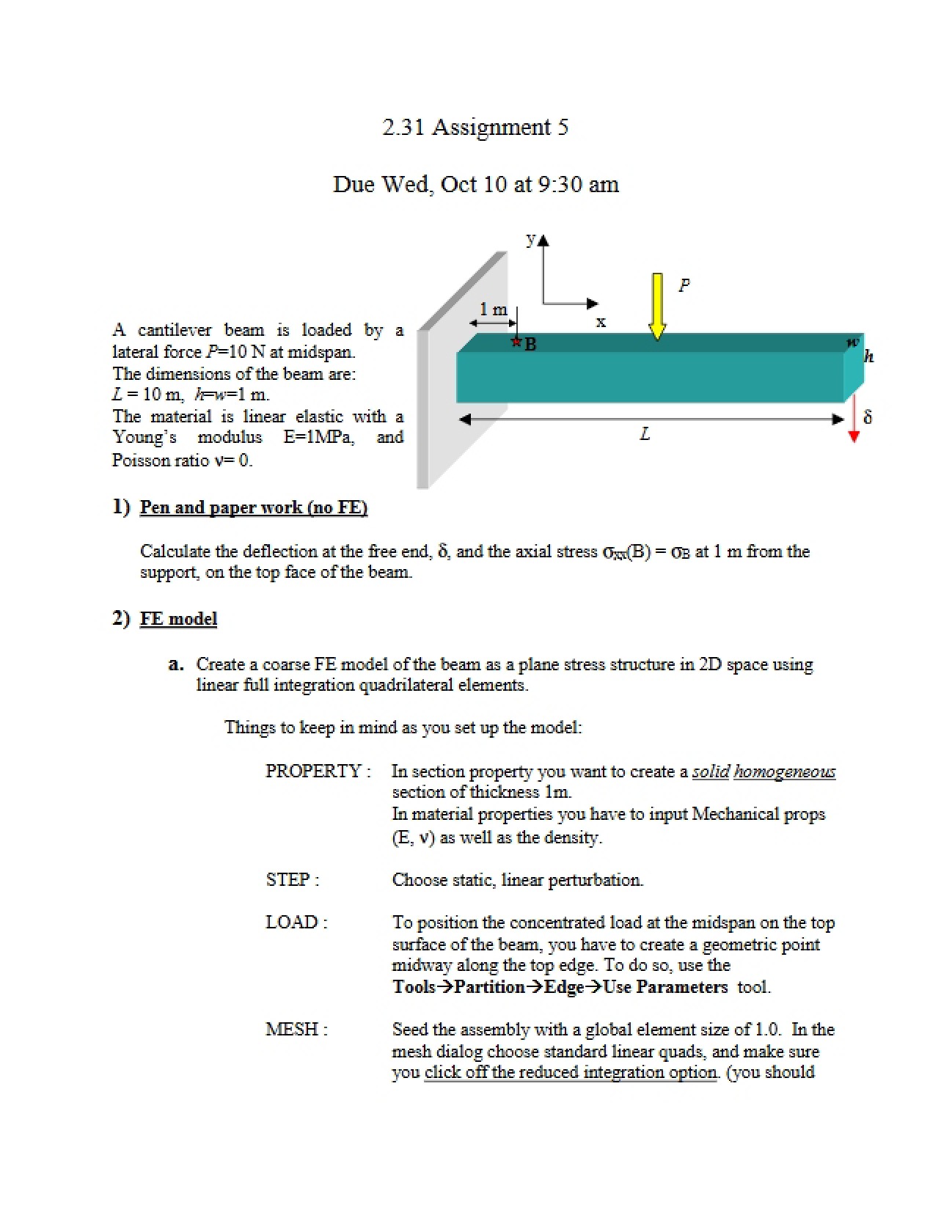 Assignment 5: Dynamics II