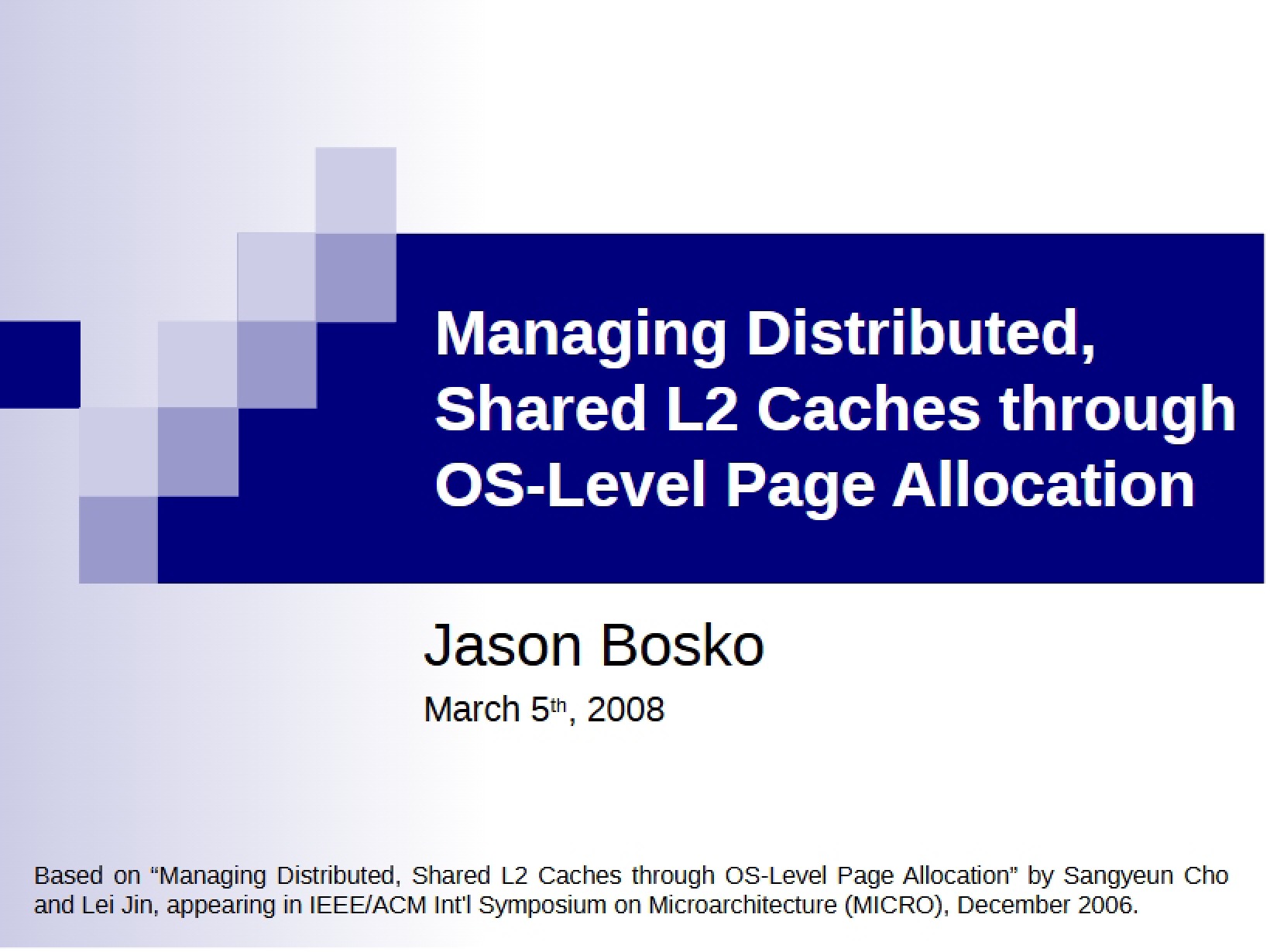 Distributed Management