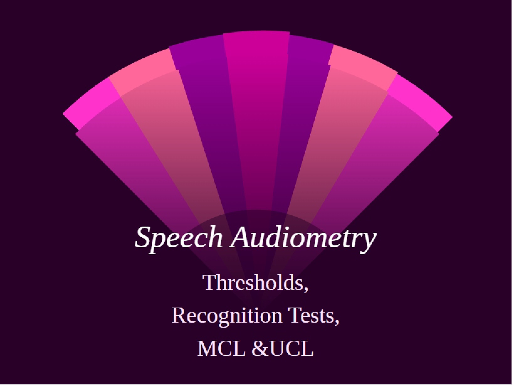 Audiometry for Speech