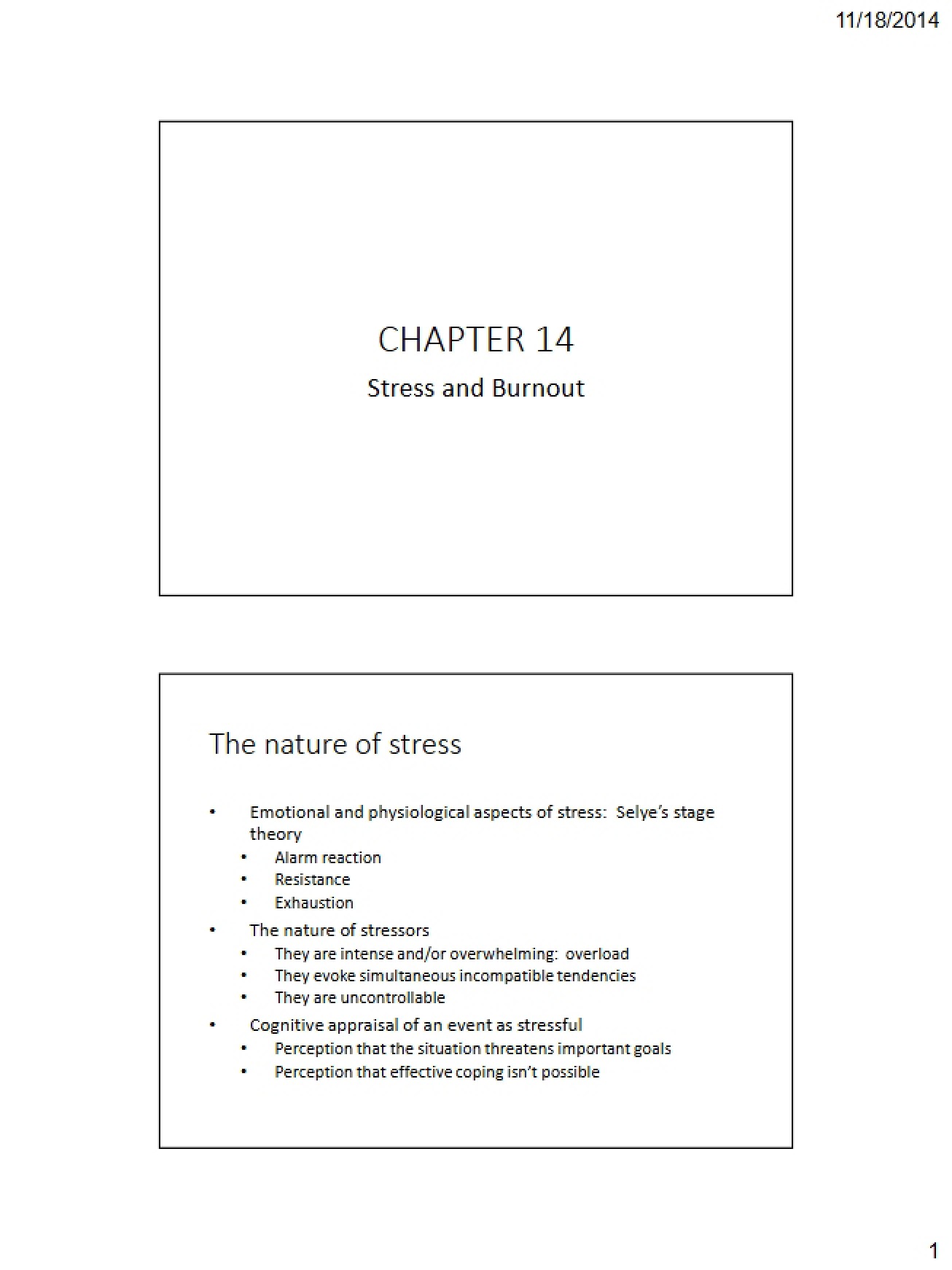 Presentation Slides Chapter 14