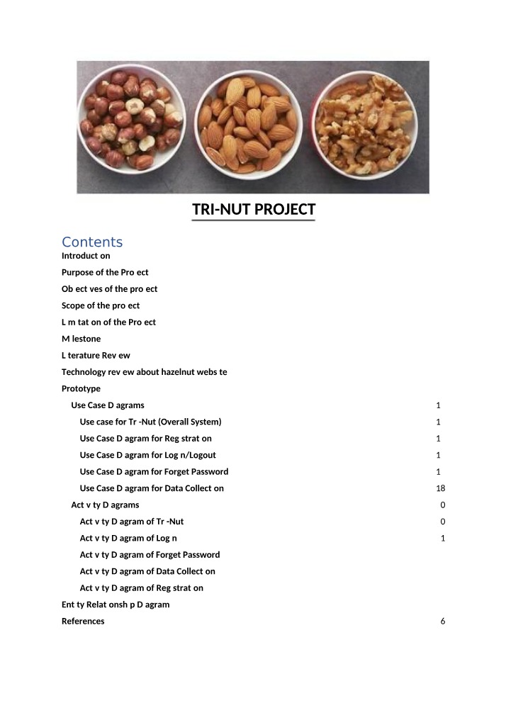 Tri-Nut Project - Hazelnut Website Data and Technology Review