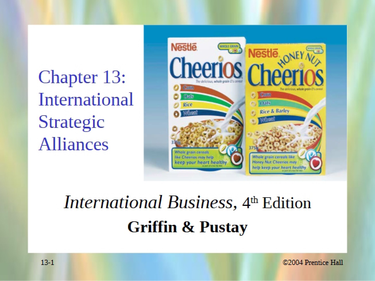 Alliances and Collaborations in Foreign Markets