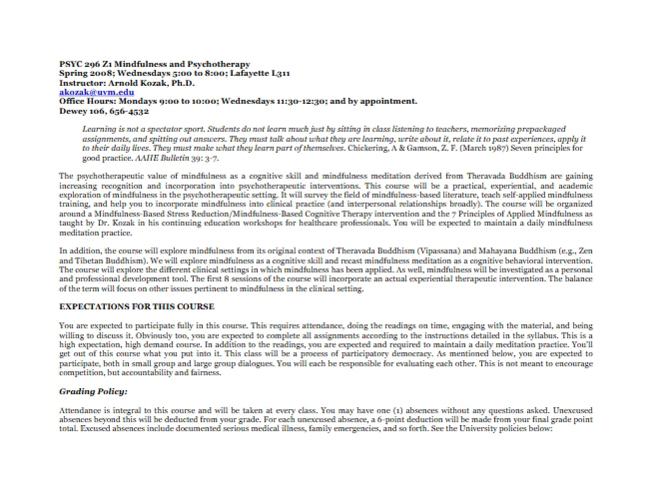 Syllabus for Psych 296