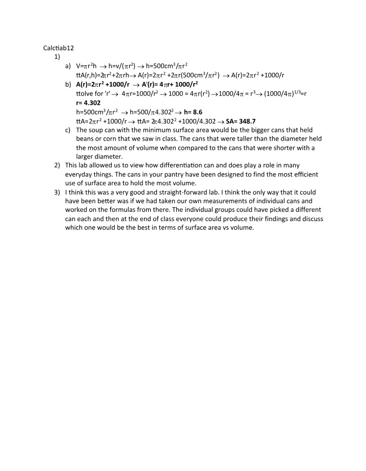Write-Up for Calc Lab 12