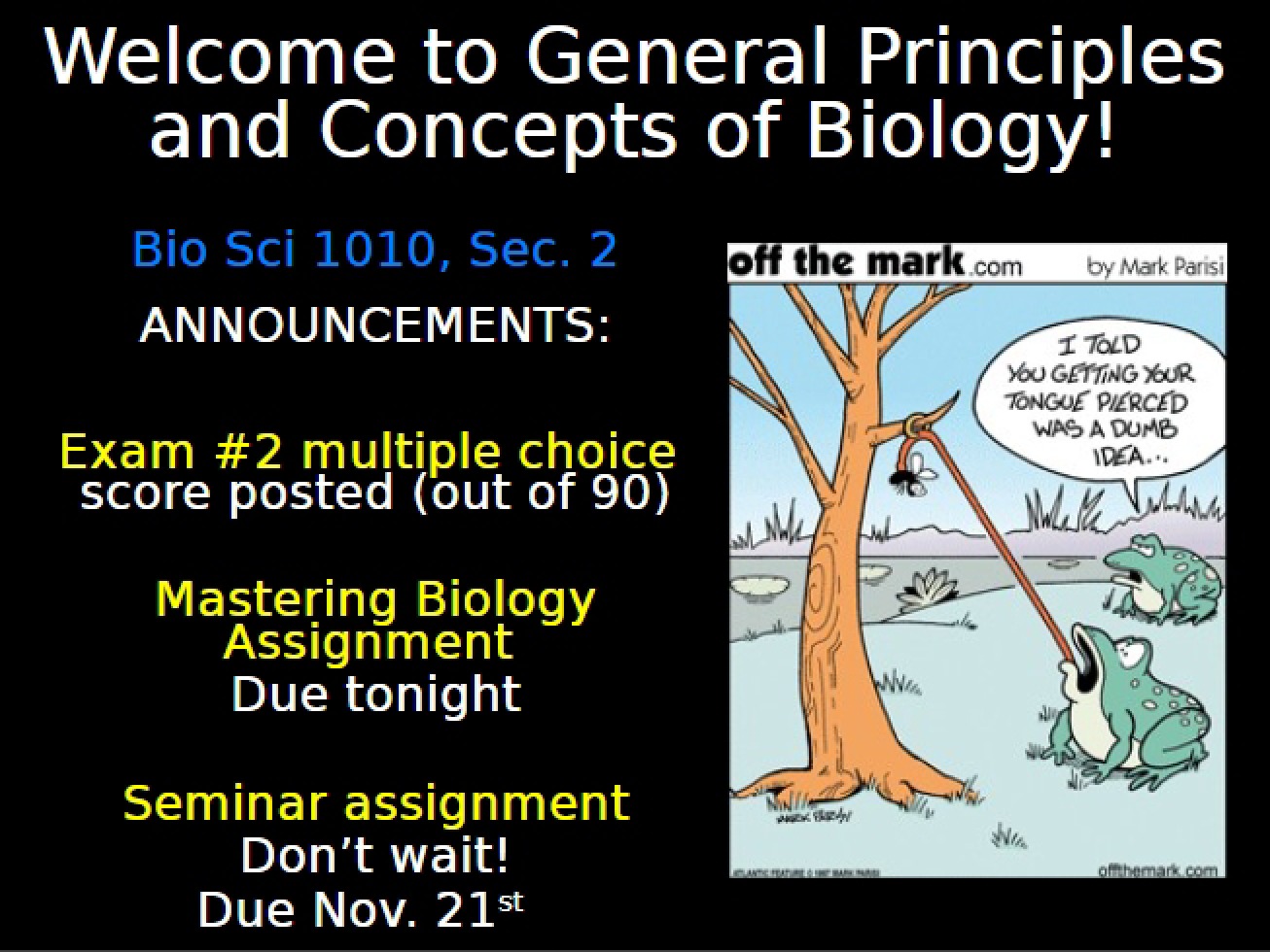 GMOs BIO1010 Lecture 18