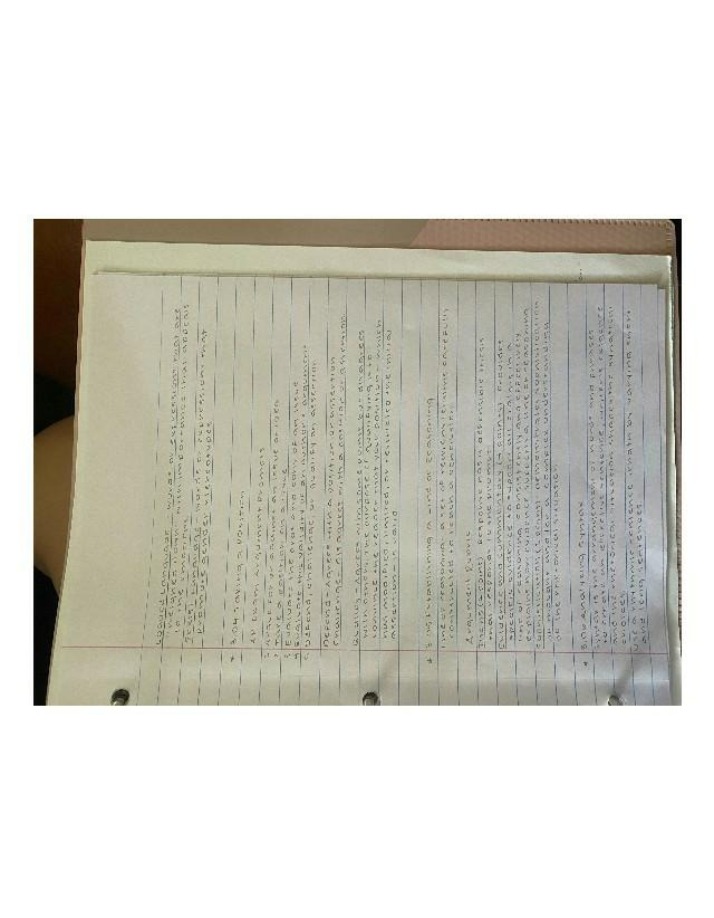Notes on Argumentation and Reasoning