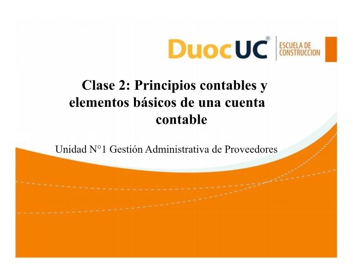 Elementos Básicos de una Cuenta Contable y Principios Contables