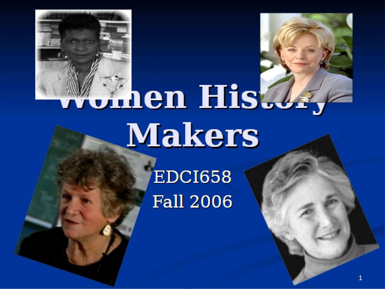 Look at Women History Makers
