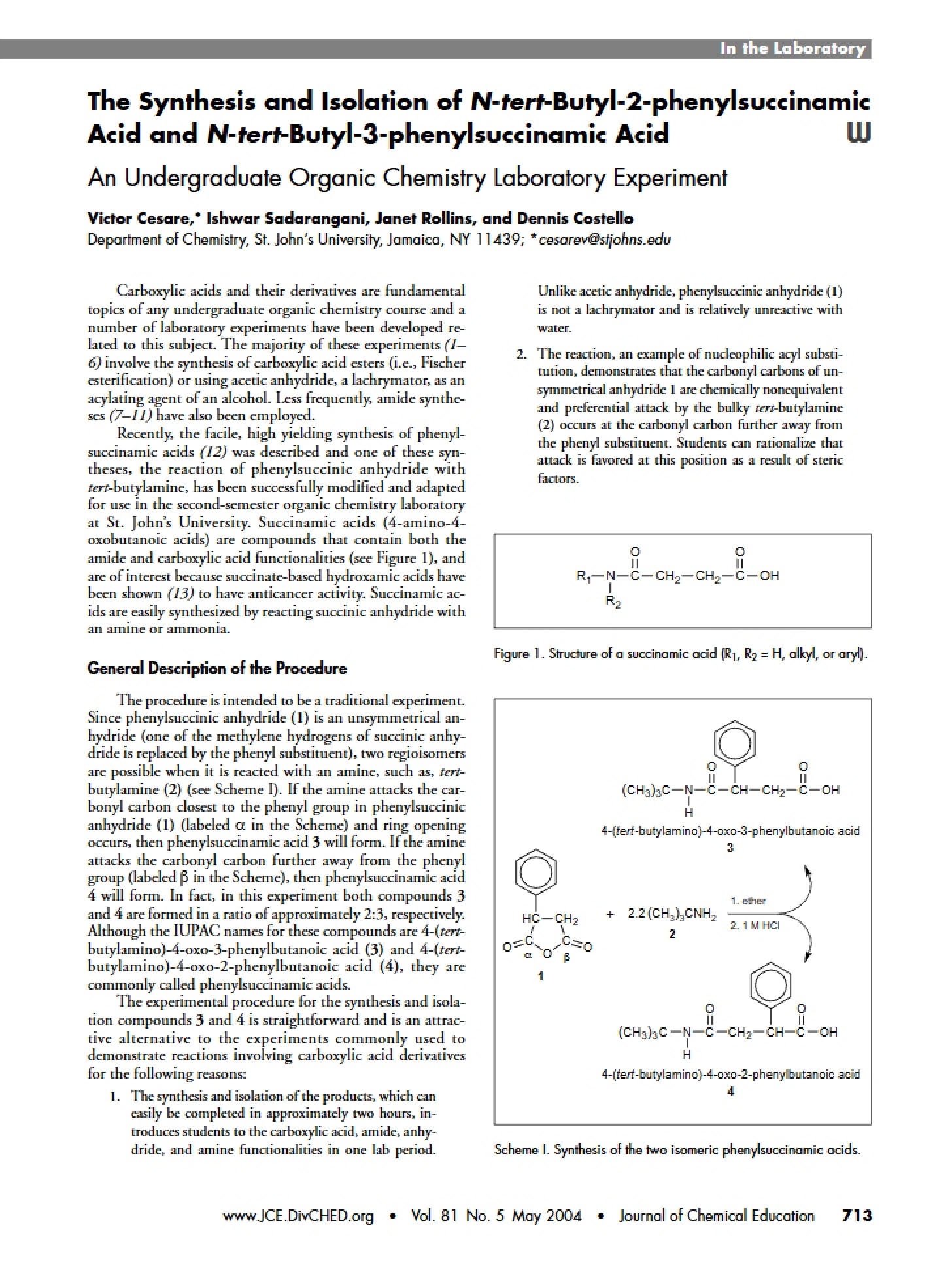 Chemical Synthesis