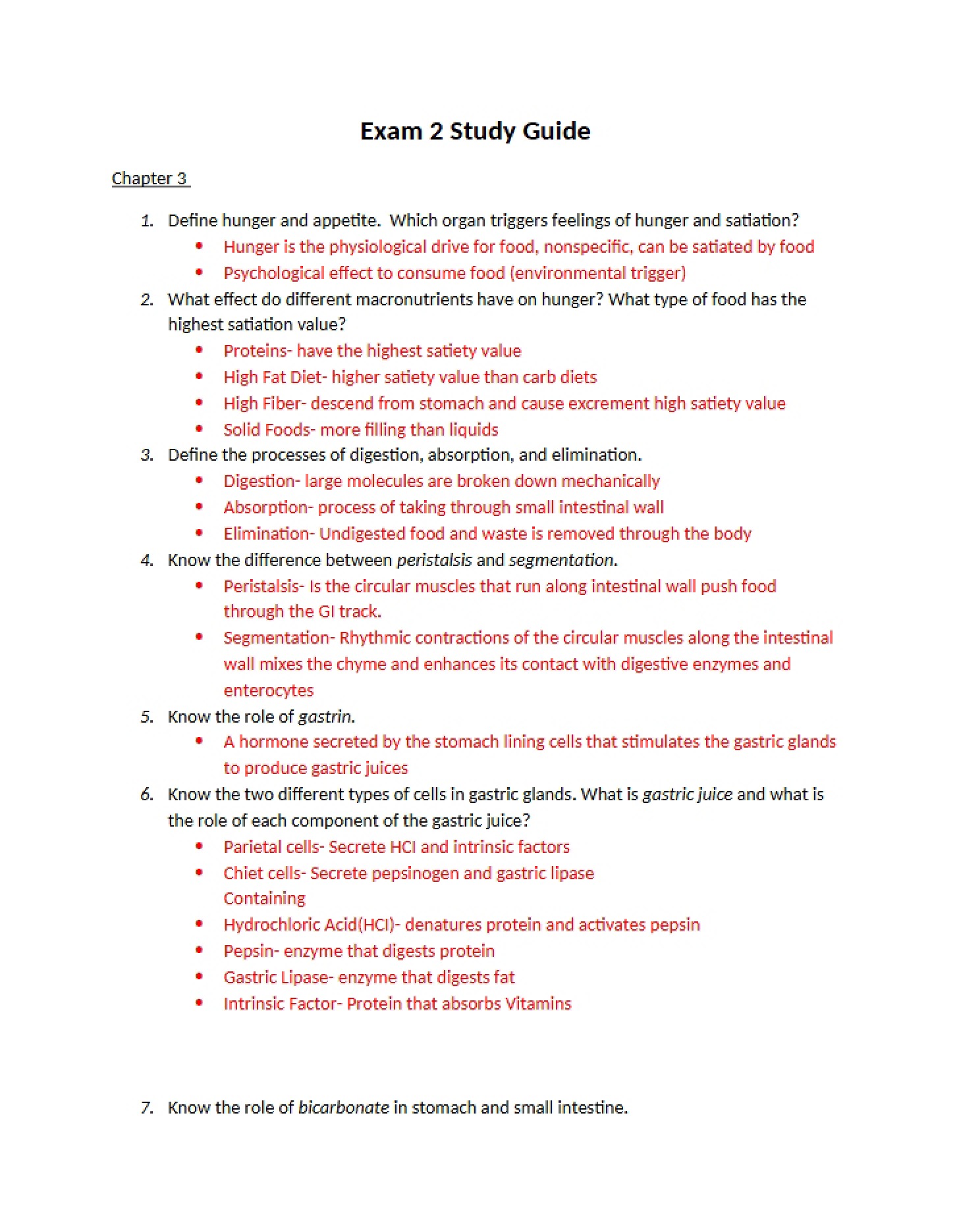 Module 2 Study Guide