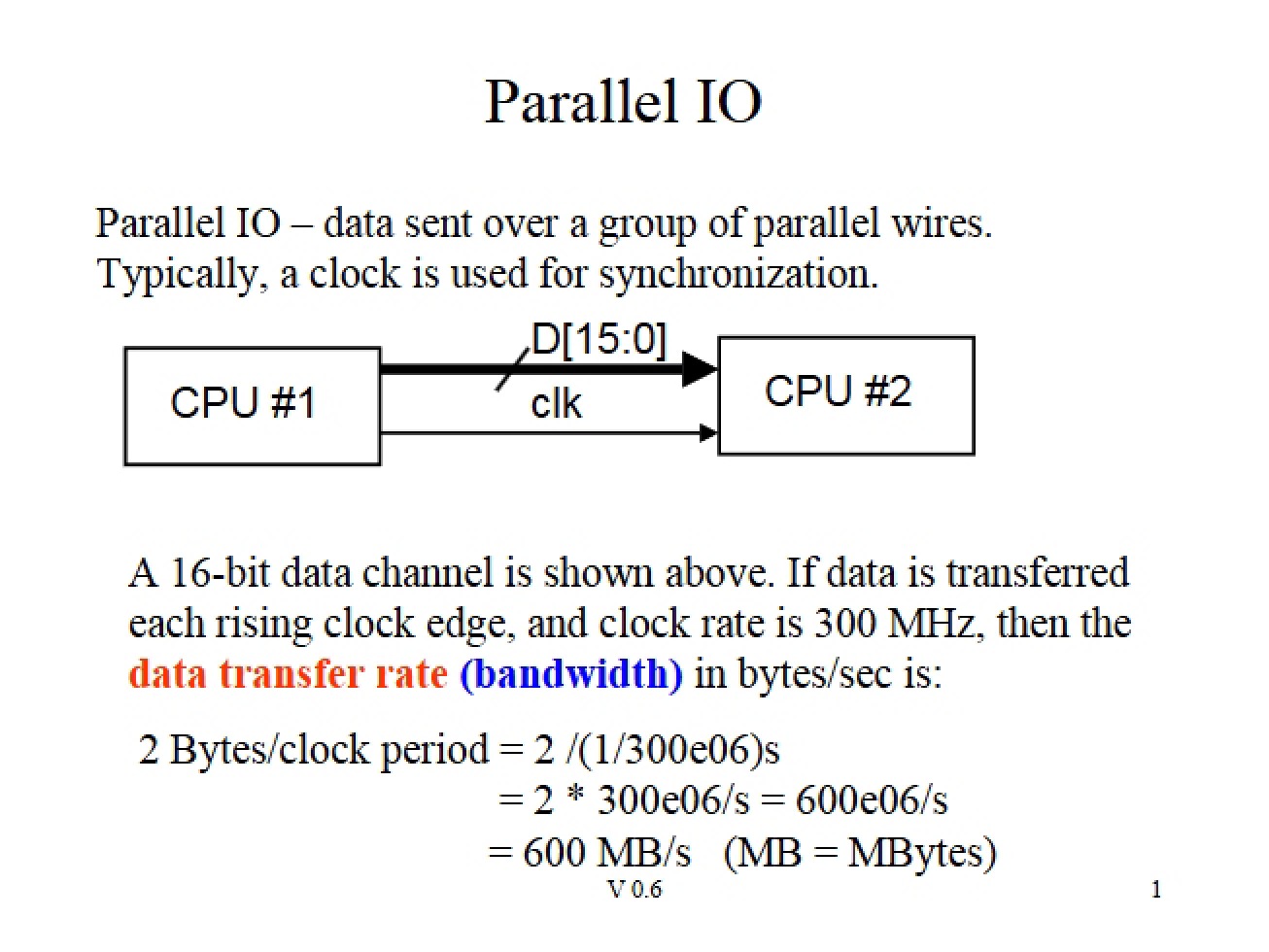 IO in Parallel