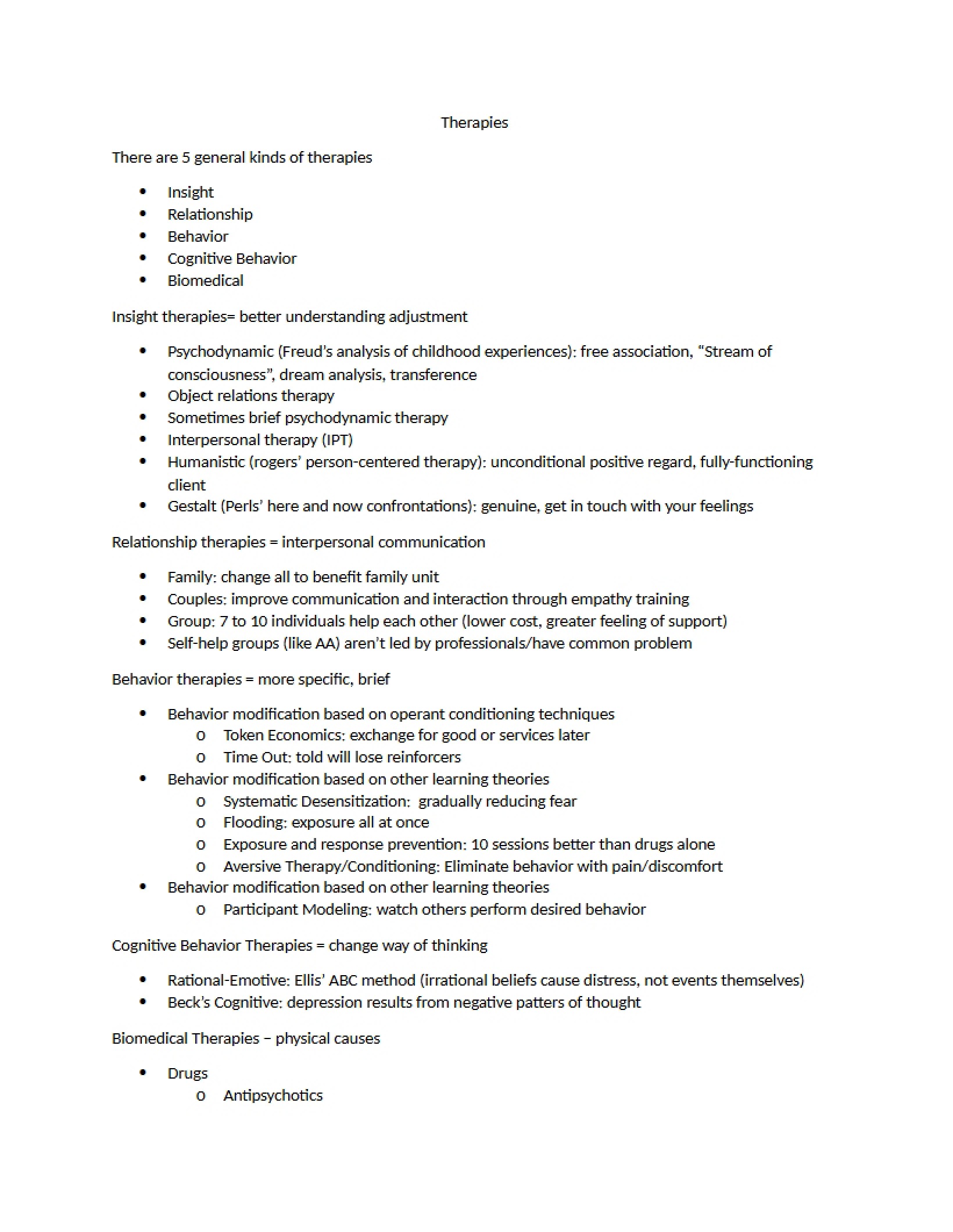 Outline of Chapter Thirteen