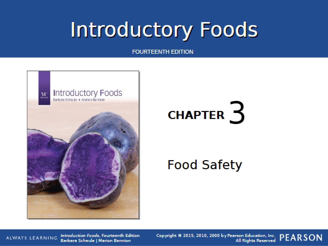 Third Chapter of Fundamentals of Foods 14th Ed