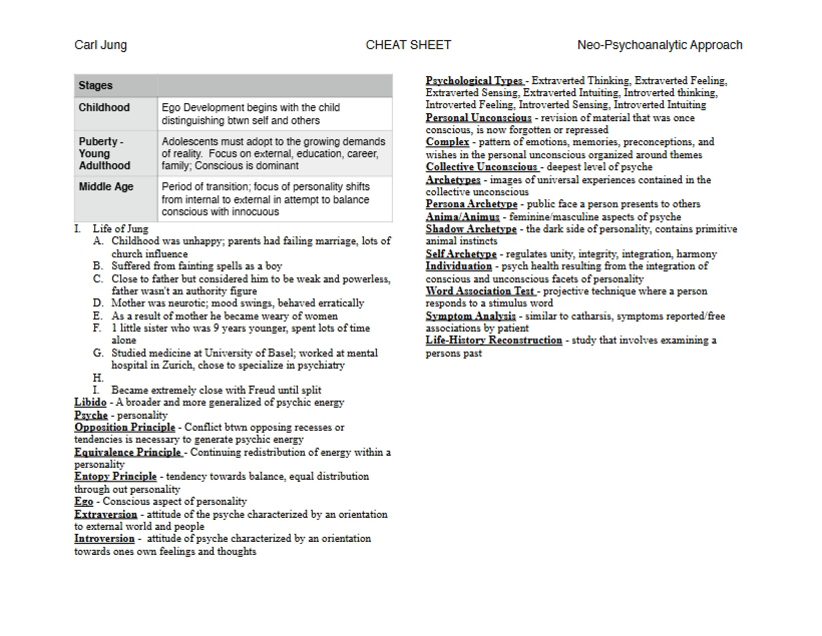 Approach Neo-Psychoanalytic