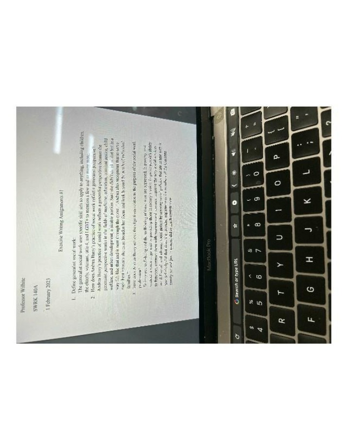 Writing Exercise Assignment #1