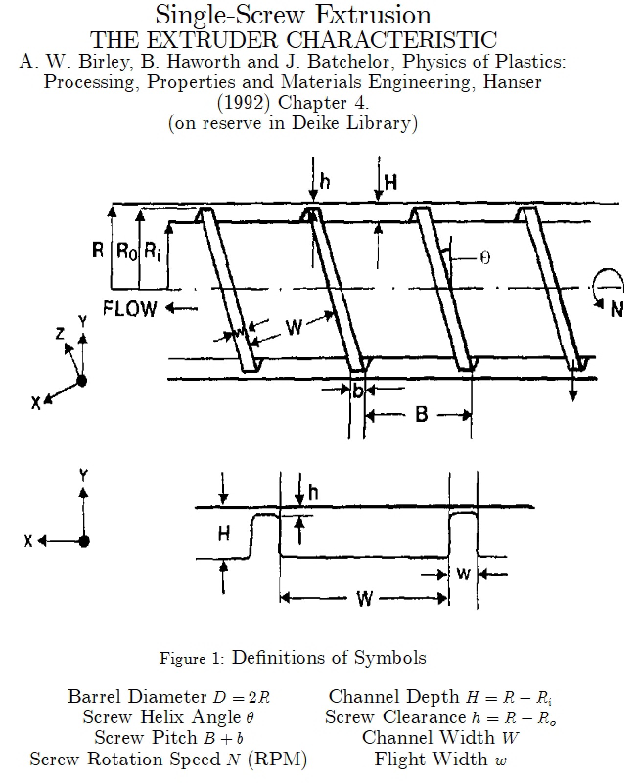 Characteristics of Extruders