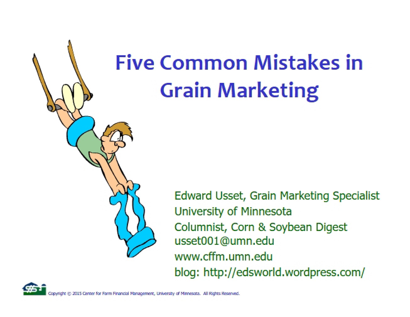 Futures Markets Spring 2015 Lecture 18