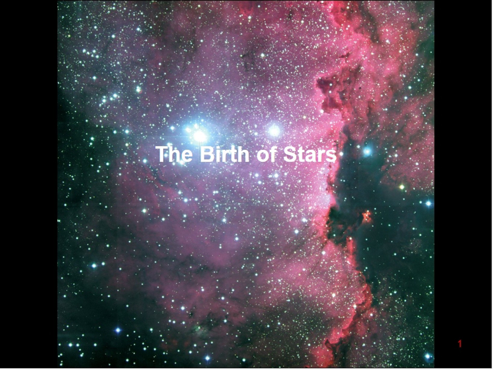 How Stars are Born