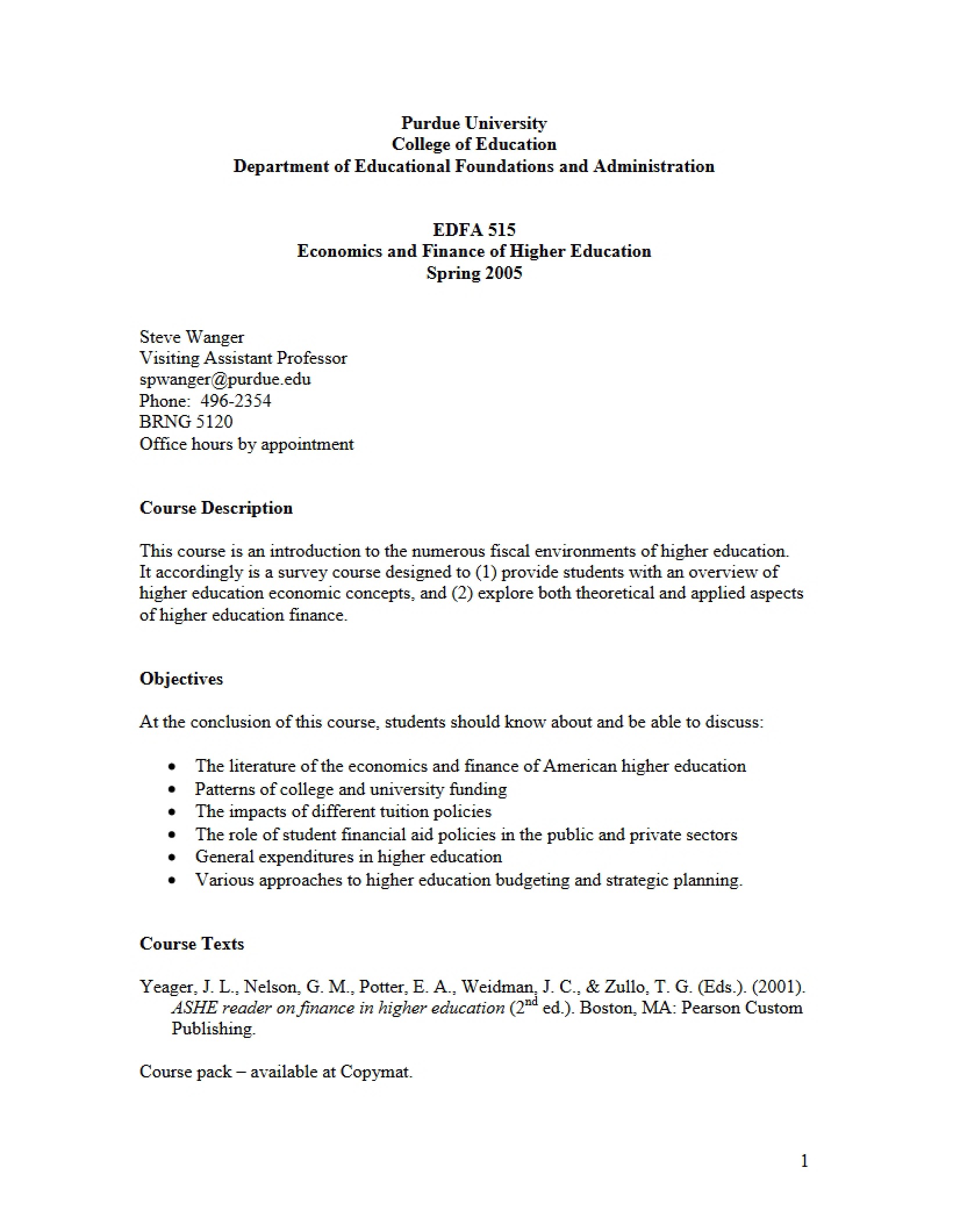 Syllabus