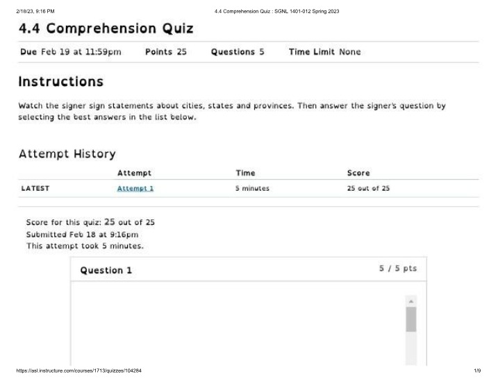 Comprehension Quiz 4.4