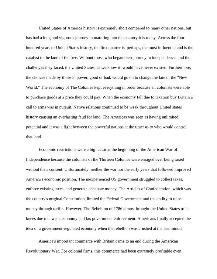 HIST285 - US History Paper