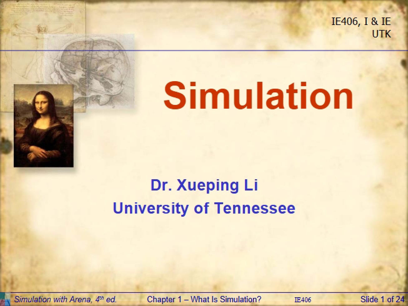 Simulation Notes Chapter 1