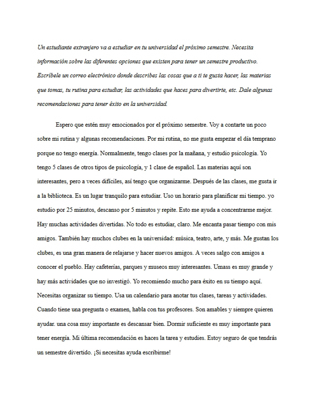 Escritura Cuatro