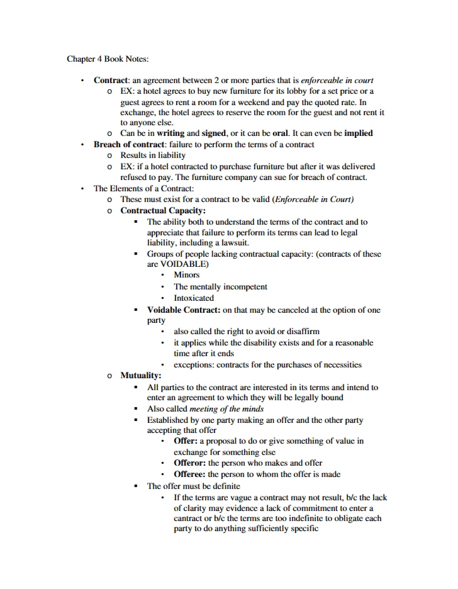 Fourth Chapter Textbook Analysis