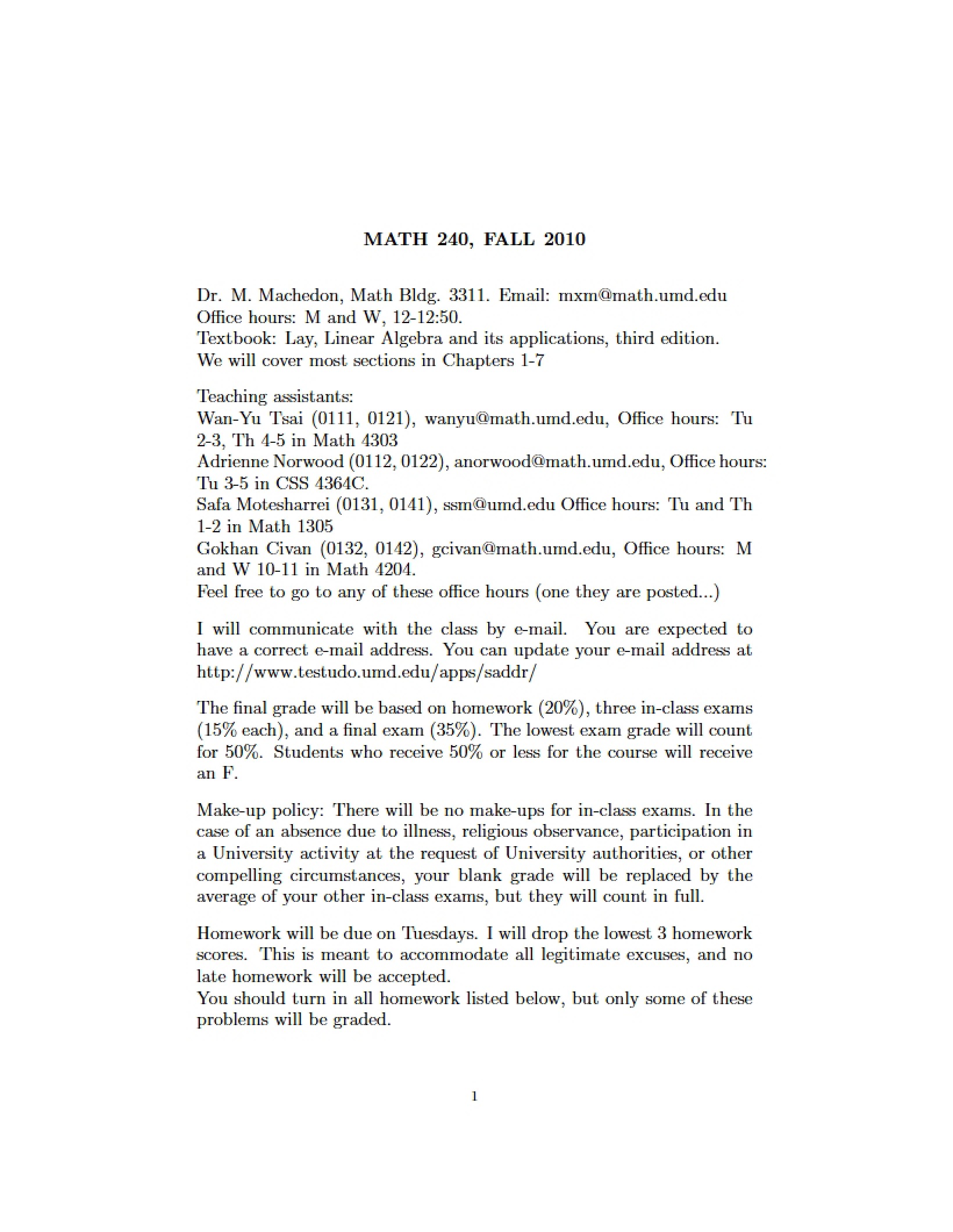 MATLAB and Chapter 1 Notes