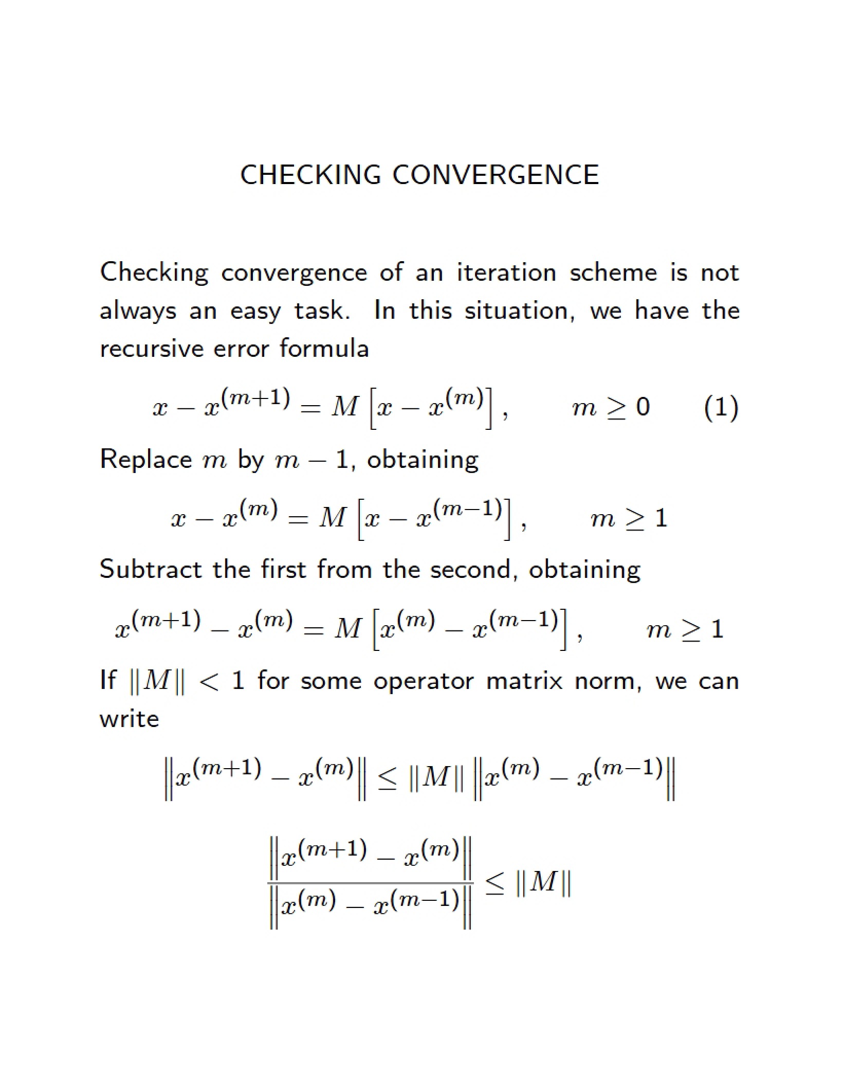 Numerical Analysis II Notes