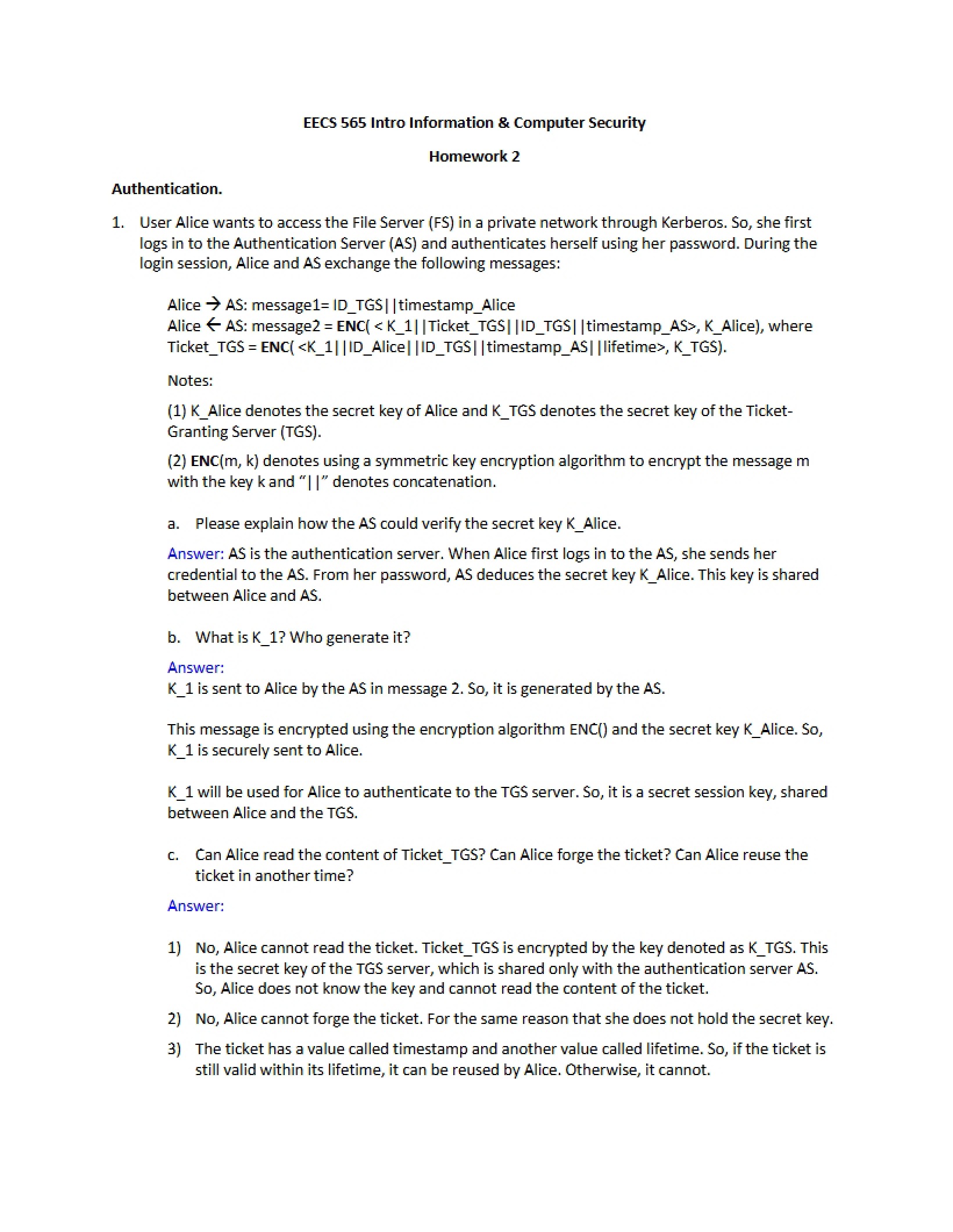 Second Homework