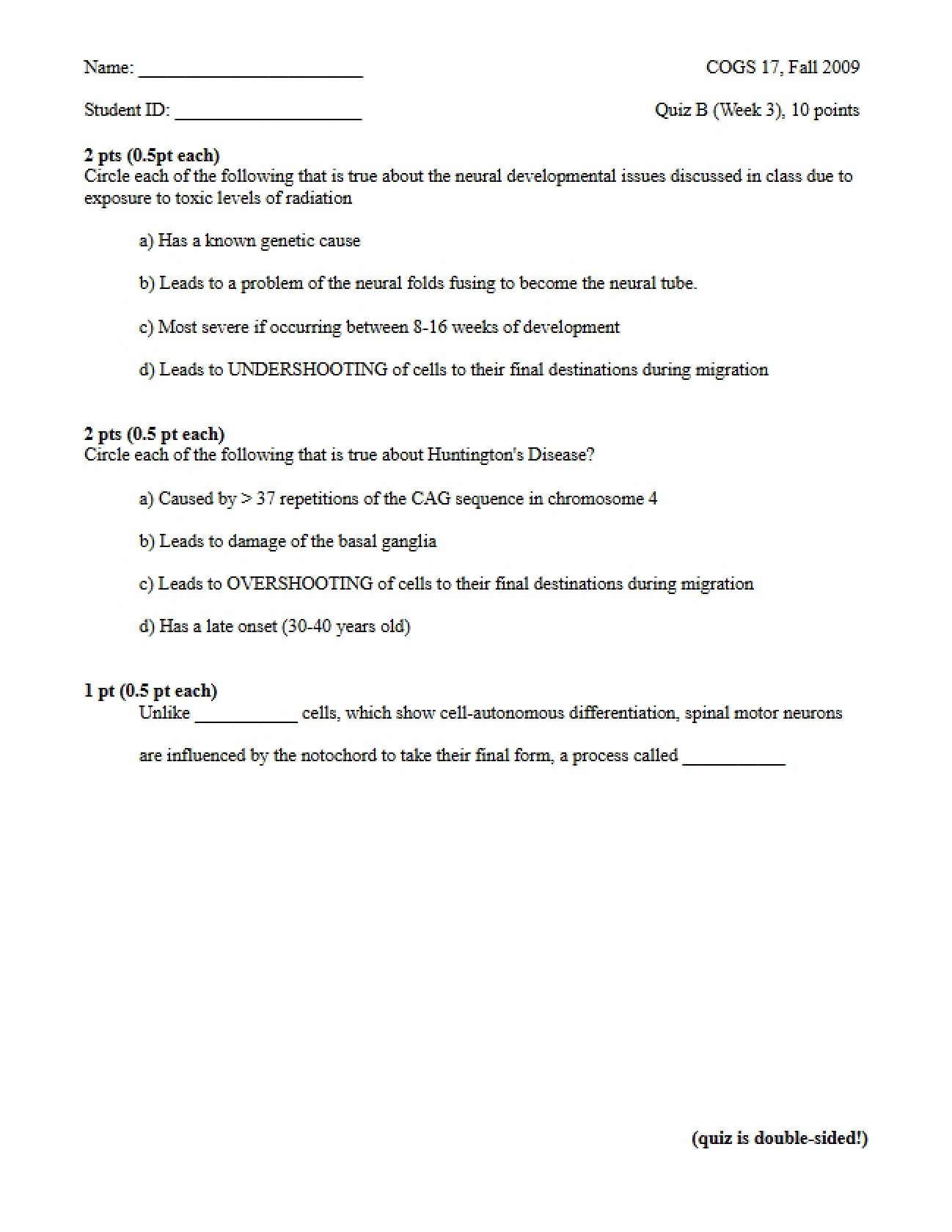 Second Knowledge Evaluation