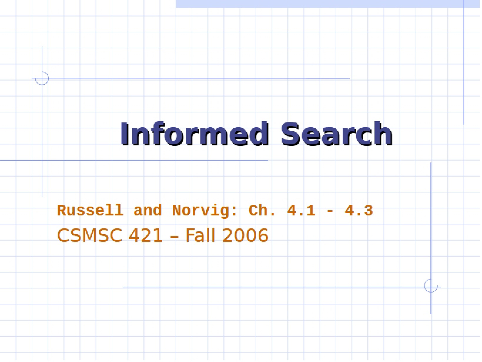 Heuristic-Driven Informed Search Methods