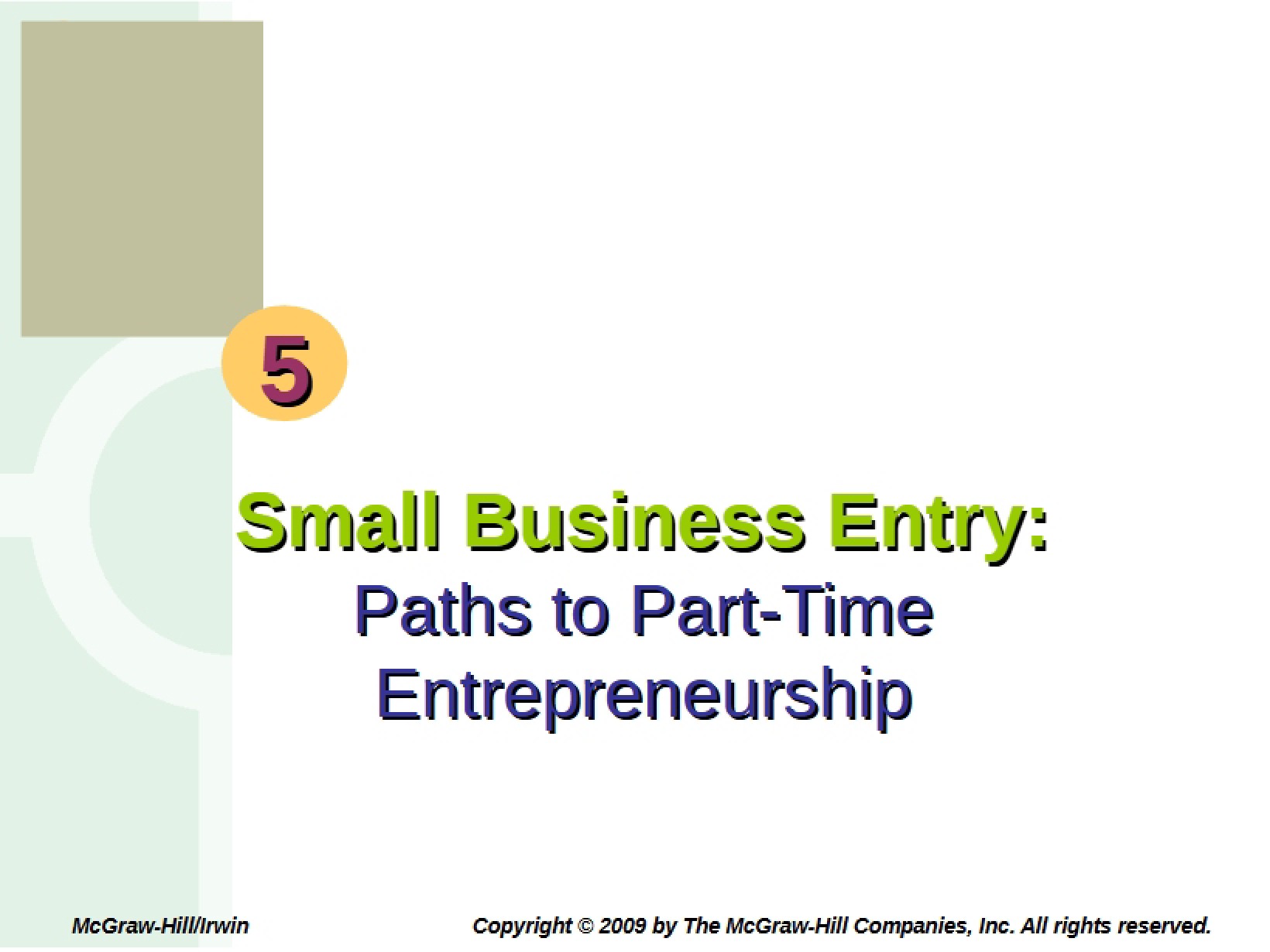 Part-Time Entrepreneurship Entry Paths