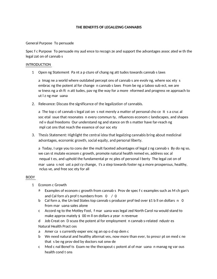 Benefits of Legalizing Cannabis