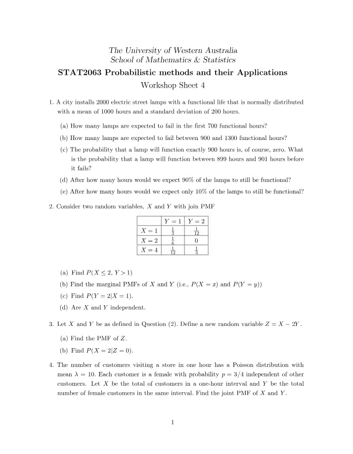 Sheet 4 of Workshop