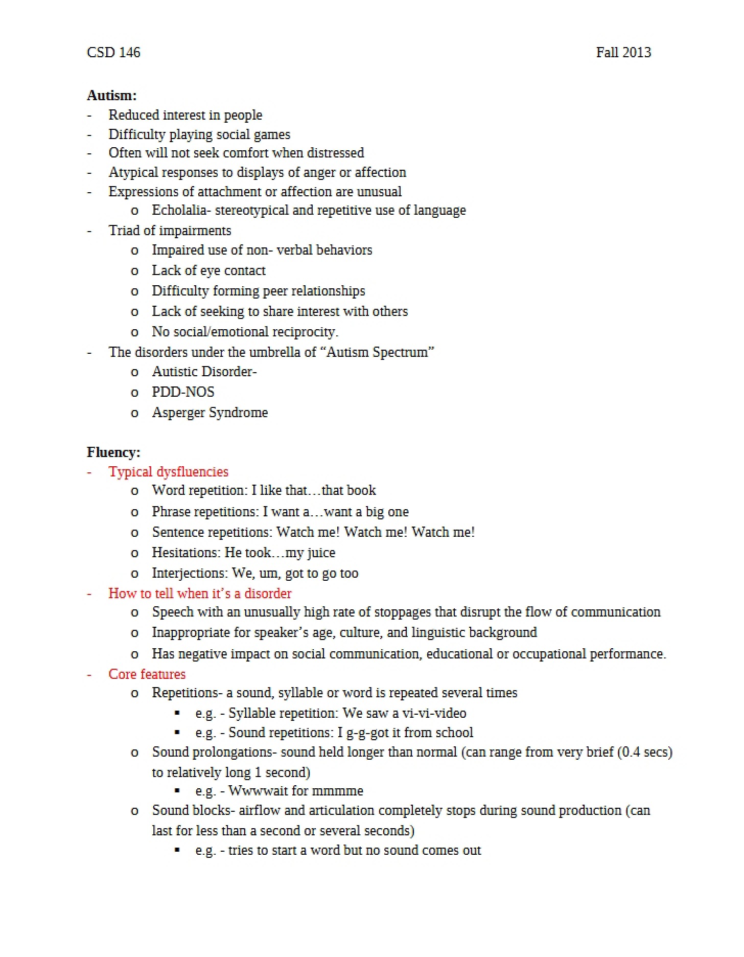 Autism Spectrum