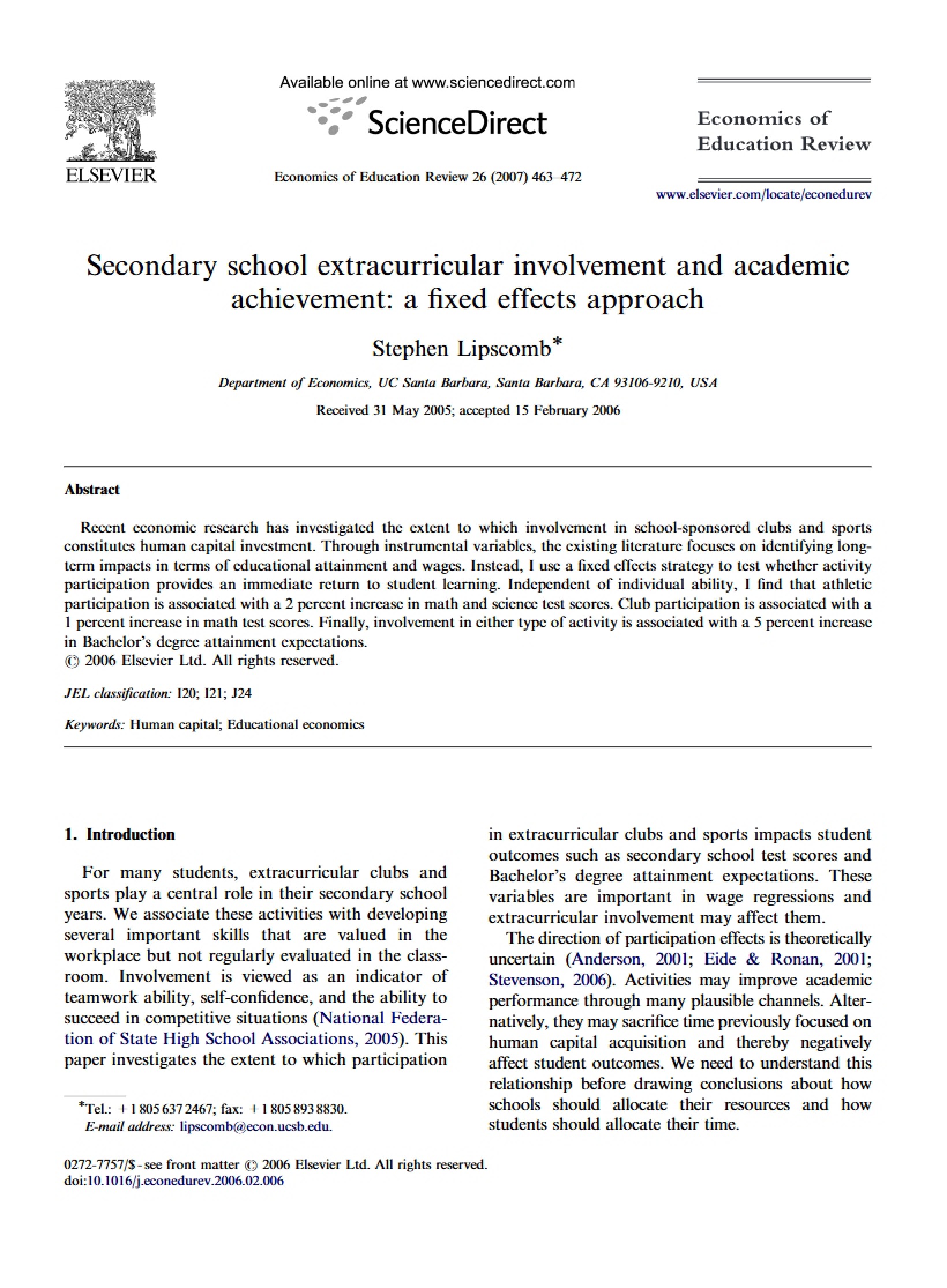 Research Project Source Second Article