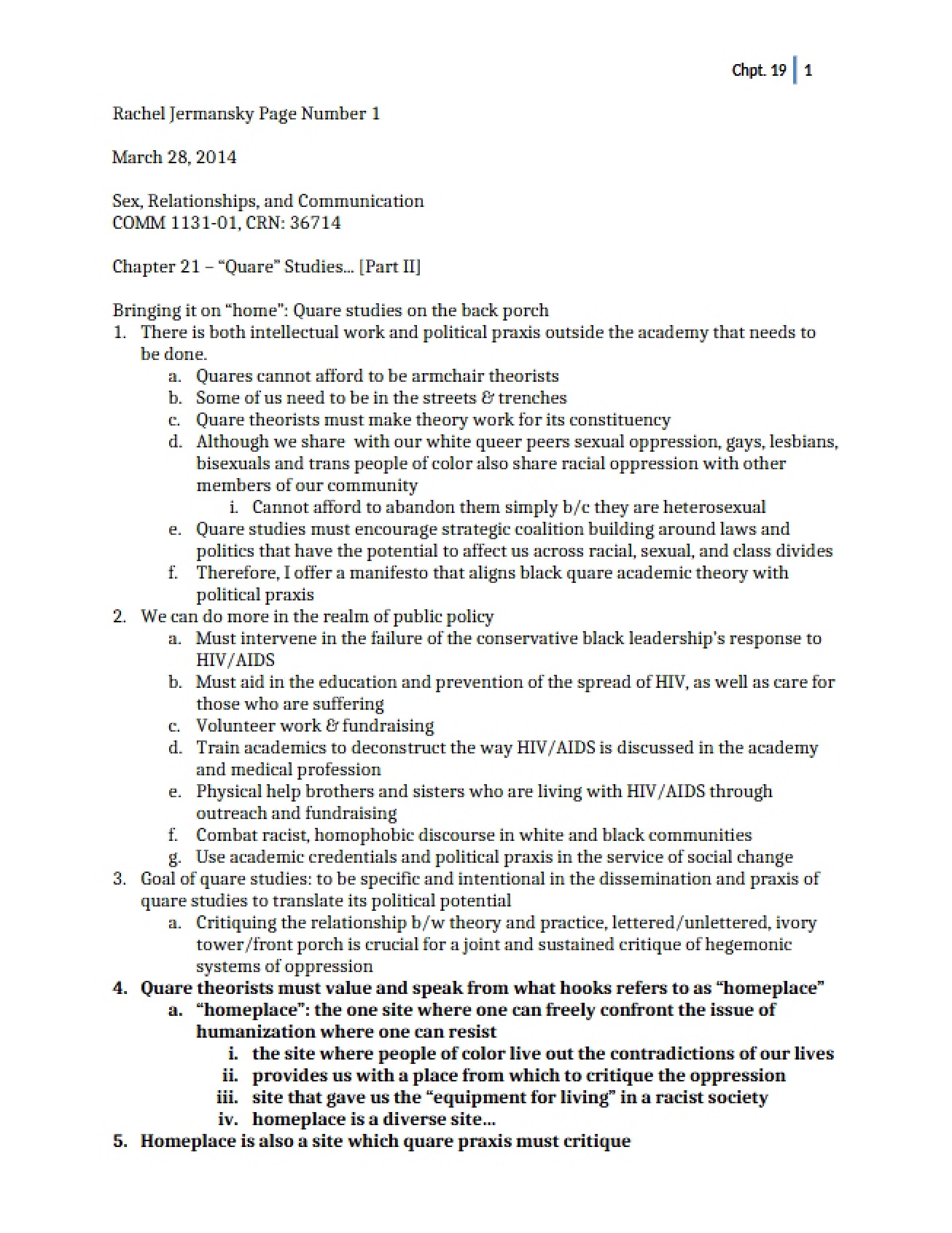 Sex Relationships and Communication Chapter 21
