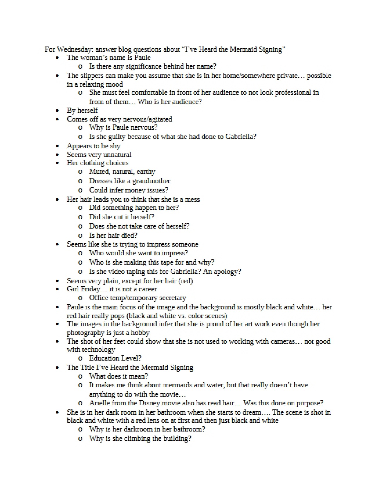 Collection of Notes for Analytical Reading and Writing
