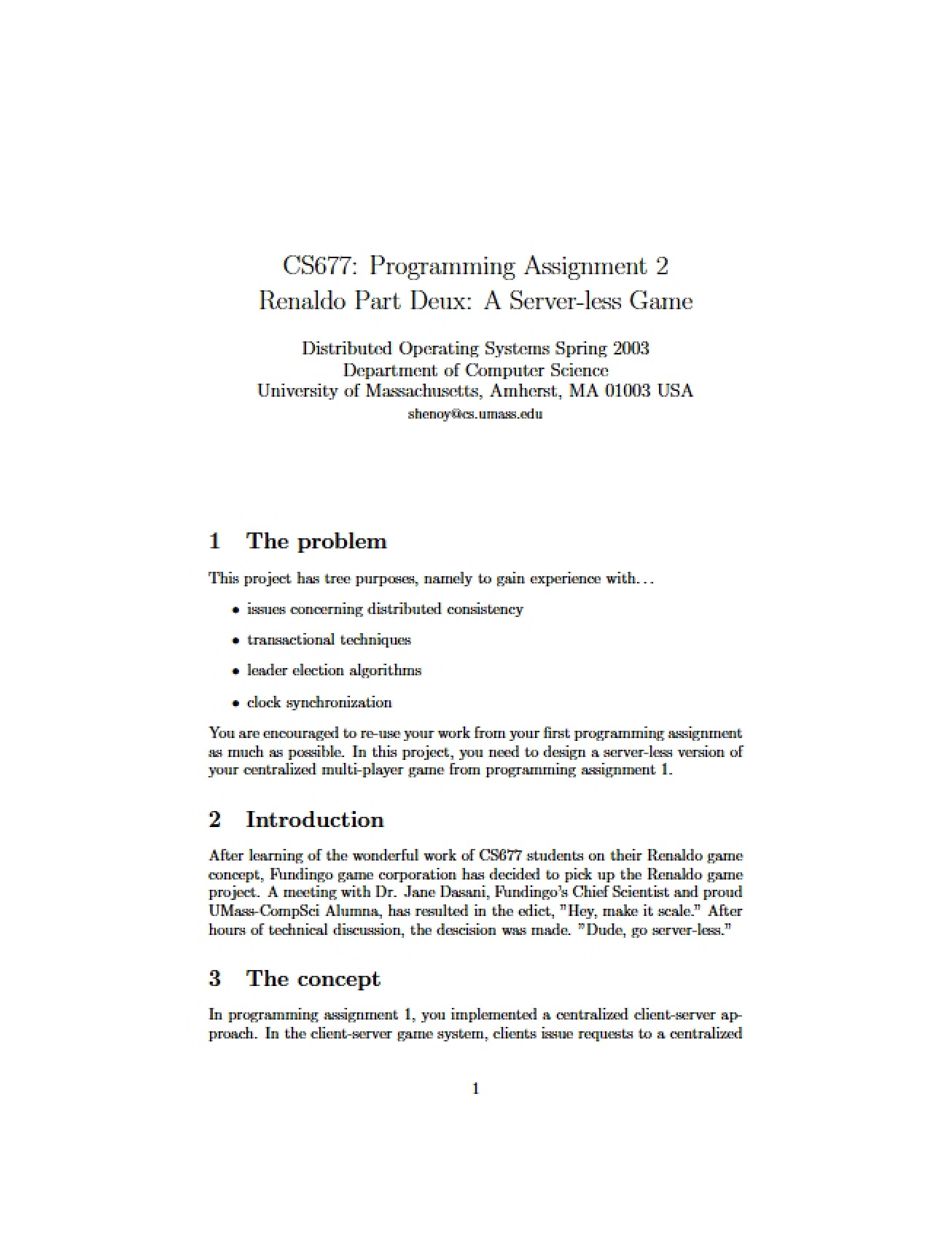 Prog Assn 2 (CS677)