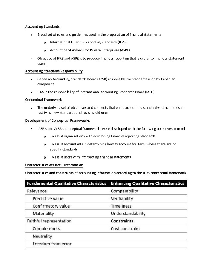 Accounting Standards - A Guide to Financial Reporting